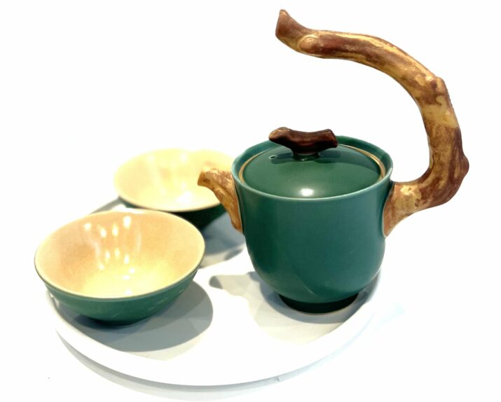 Gifts Delivery Salt Lake City Twig Handle Teapot Set